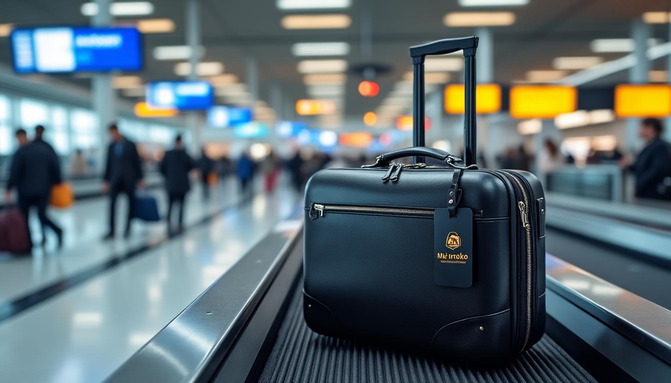 découvrez notre étiquette de valise personnalisée, l'accessoire incontournable pour identifier vos bagages en un clin d'œil. grâce à son design unique, dites adieu aux pertes de valises et voyagez l'esprit tranquil.