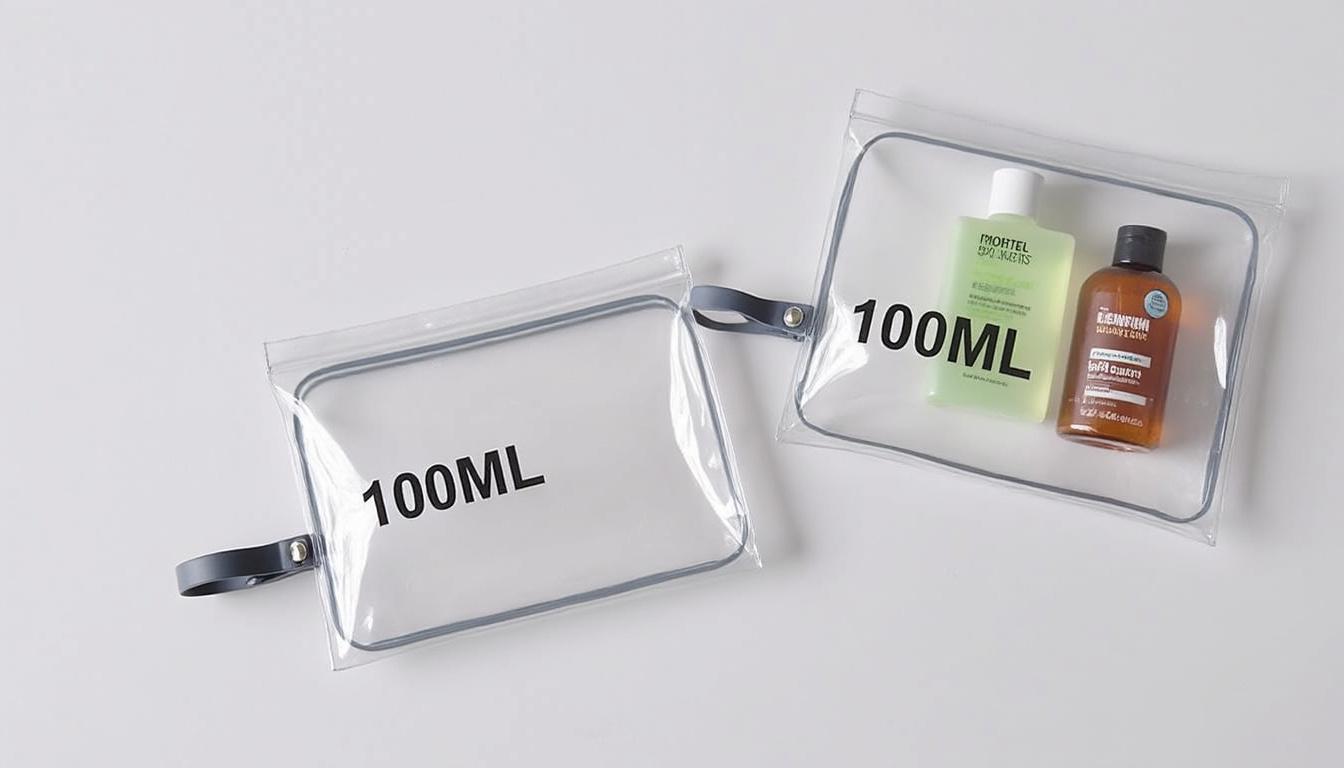 découvrez notre pochette avion transparente, l'accessoire incontournable pour transporter vos liquides en toute sécurité lors de vos voyages. pratique et conforme aux normes de sécurité, elle vous permettra de passer les contrôles aéroportuaires sans souci tout en gardant vos produits essentiels à portée de main.