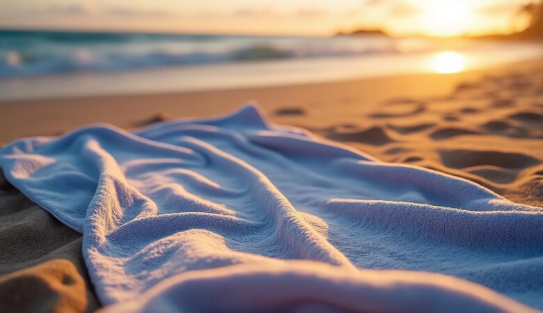 découvrez notre serviette de plage en microfibre, parfaite pour vos escales ! ultra-légère et compacte, elle sèche rapidement et vous accompagne dans toutes vos aventures. profitez pleinement de vos journées au soleil avec un accessoire pratique et tendance.