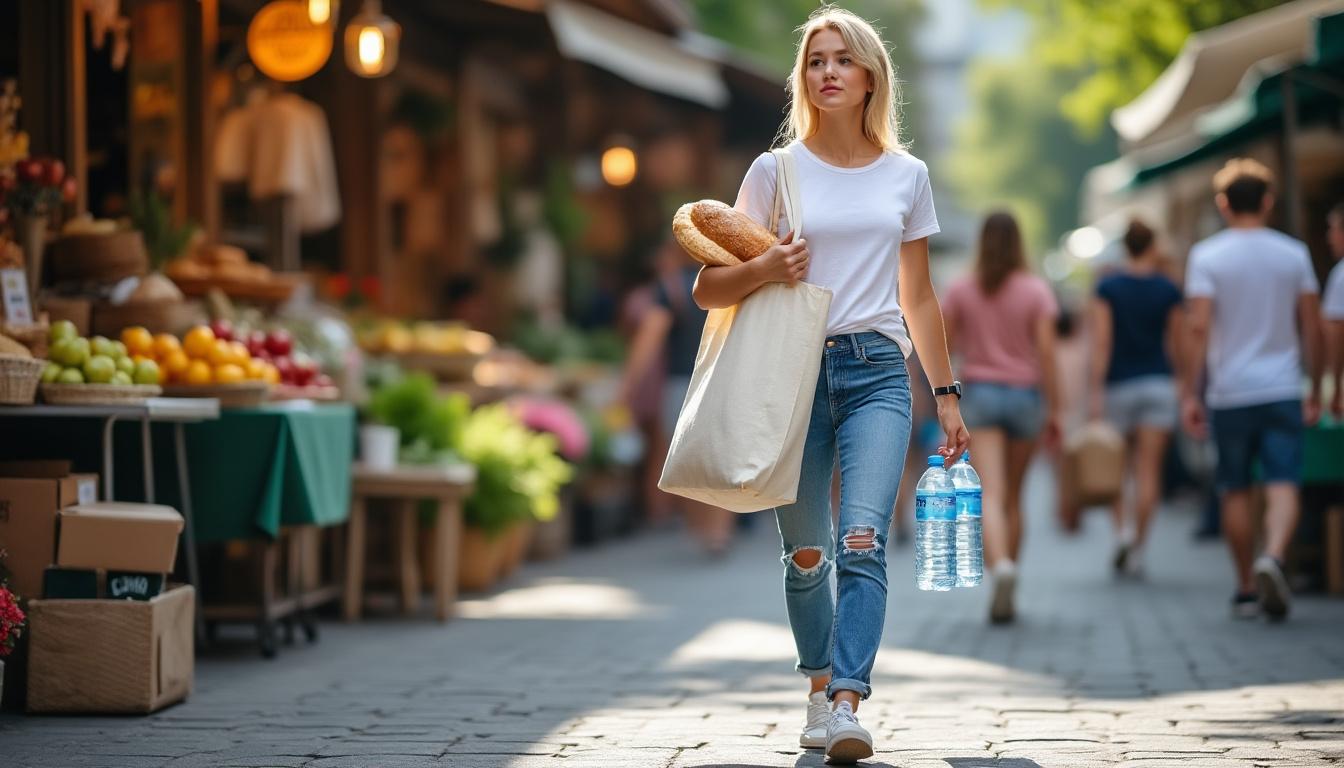 découvrez le tote bag pliable, l'accessoire indispensable qui facilite vos sorties. pratique et élégant, il se plie facilement pour se glisser dans votre sac, prêt à vous accompagner lors de vos courses, pique-niques ou escapades. ne laissez plus rien vous freiner, adoptez le tote bag pliable !