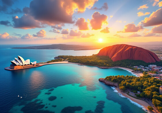 découvrez les monuments emblématiques d'australie et explorez les sites incontournables à visiter absolument lors de votre voyage. plongez au cœur des merveilles naturelles et culturelles de ce pays unique !