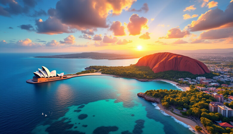 découvrez les monuments emblématiques d'australie et explorez les sites incontournables à visiter absolument lors de votre voyage. plongez au cœur des merveilles naturelles et culturelles de ce pays unique !