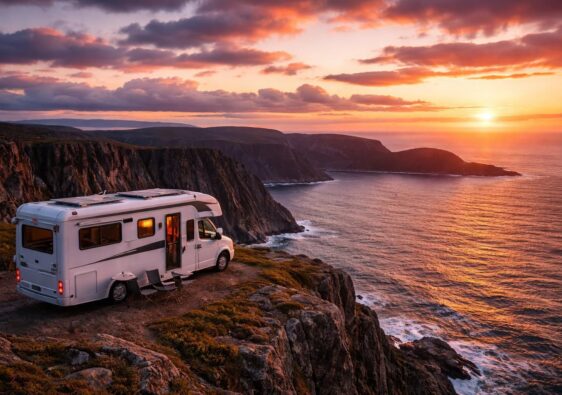 découvrez le cap nord en camping-car et laissez-vous émerveiller par des paysages à couper le souffle, entre nature sauvage, fjords majestueux et aurores boréales impressionnantes.