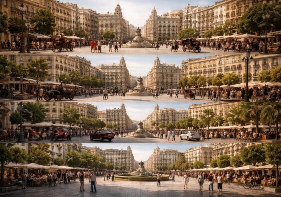 découvrez l'évolution historique de la plaza de las tendillas, de ses origines à nos jours, à travers ses transformations architecturales et culturelles.