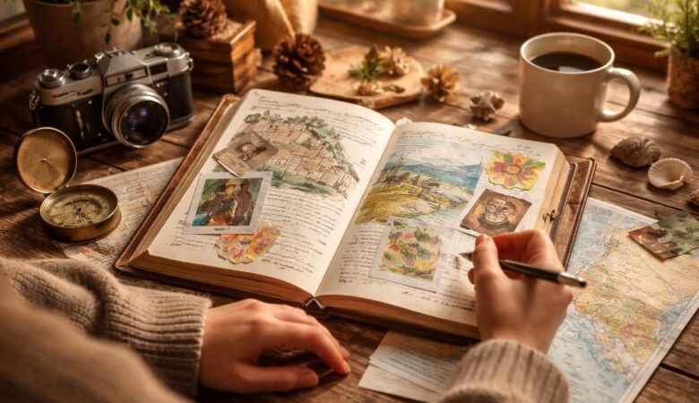 apprenez à créer un carnet de voyage unique pour préserver et revivre vos souvenirs d'aventure de manière captivante et créative.