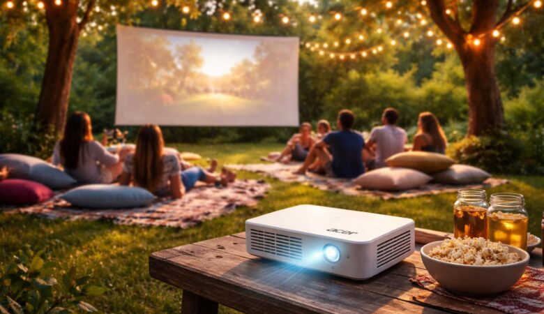 découvrez comment transformer vos vacances en une expérience magique en créant un cinéma en plein air grâce au mini vidéoprojecteur acer. suivez nos conseils pour une soirée cinéma inoubliable sous les étoiles.