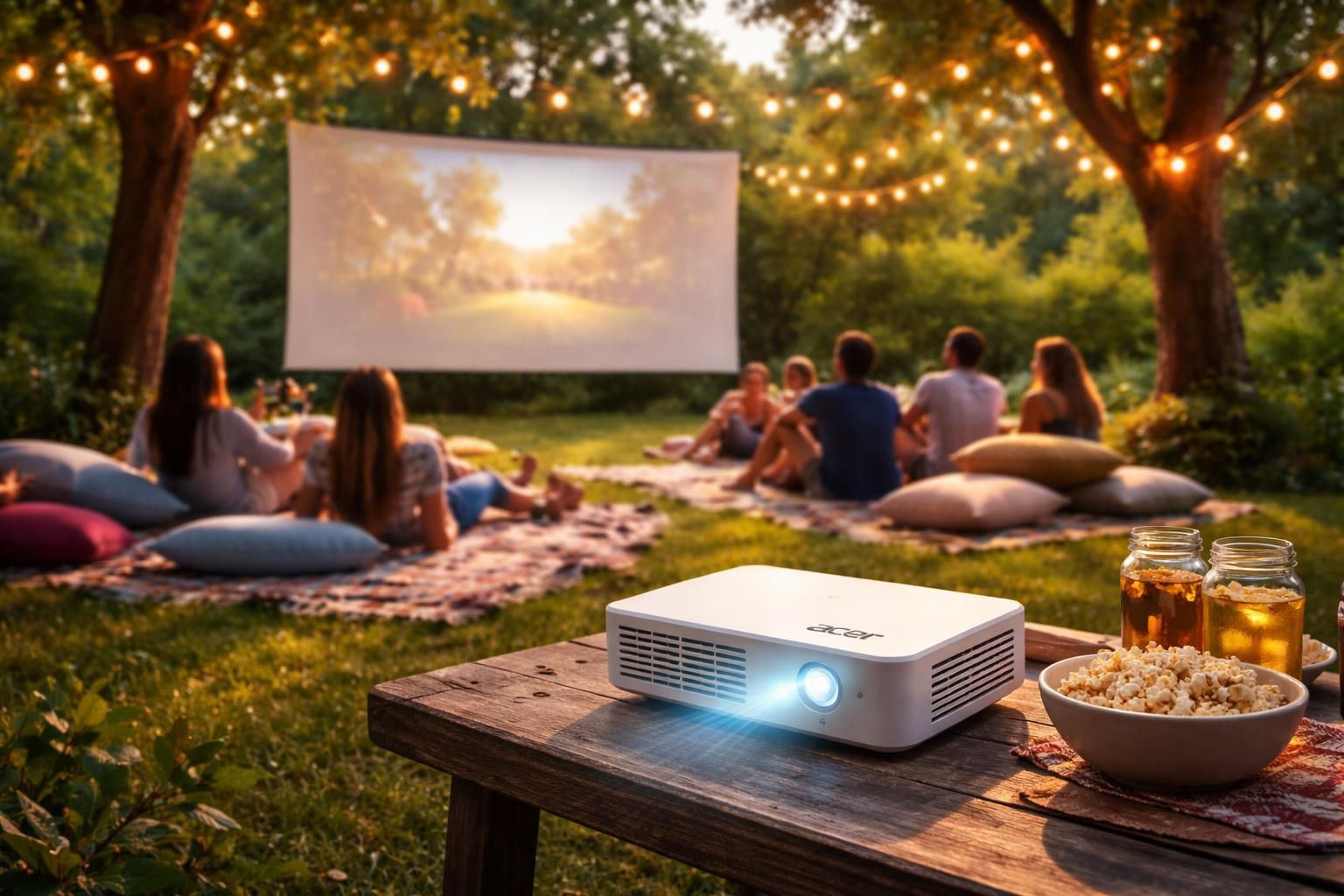 découvrez comment transformer vos vacances en une expérience magique en créant un cinéma en plein air grâce au mini vidéoprojecteur acer. suivez nos conseils pour une soirée cinéma inoubliable sous les étoiles.