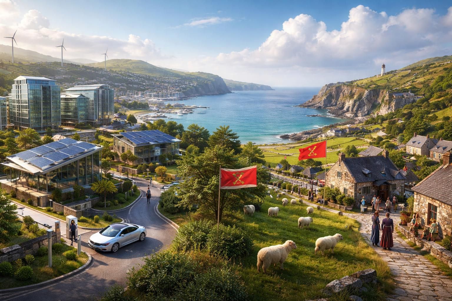 découvrez l'île de man comme vous ne l'avez jamais vue, alliant modernité dynamique et richesses traditionnelles pour une expérience unique.