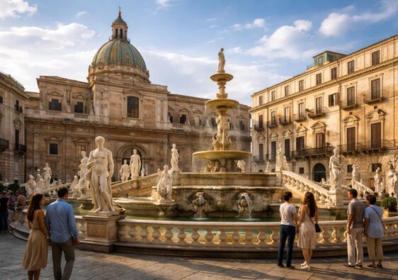 explorez la piazza pretoria à travers son histoire fascinante alliant légende et réalité, et découvrez son influence marquante sur l'art sicilien.