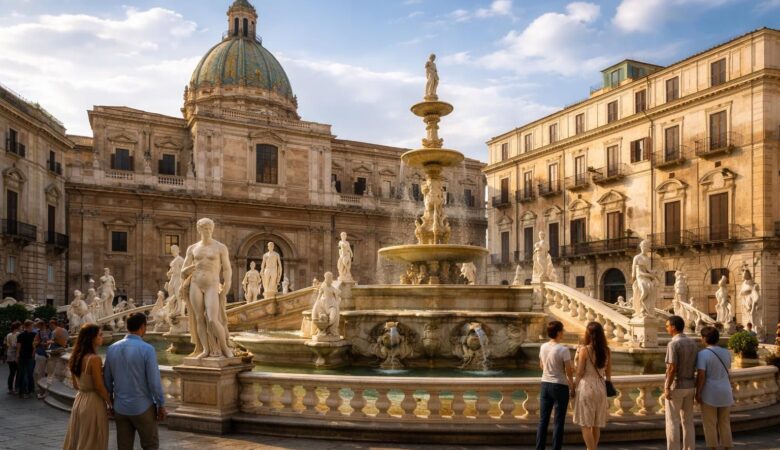 explorez la piazza pretoria à travers son histoire fascinante alliant légende et réalité, et découvrez son influence marquante sur l'art sicilien.