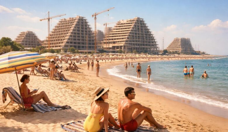 découvrez la grande motte en 1950, entre ses magnifiques plages et un projet urbain ambitieux qui a façonné cette station balnéaire unique.