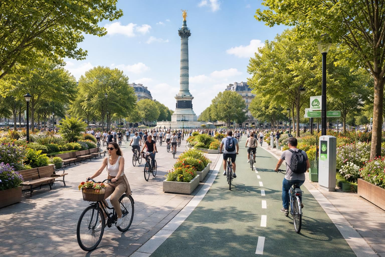 découvrez comment le vélo à bastille contribue à une ville plus verte en réduisant la pollution et en améliorant la qualité de vie urbaine.