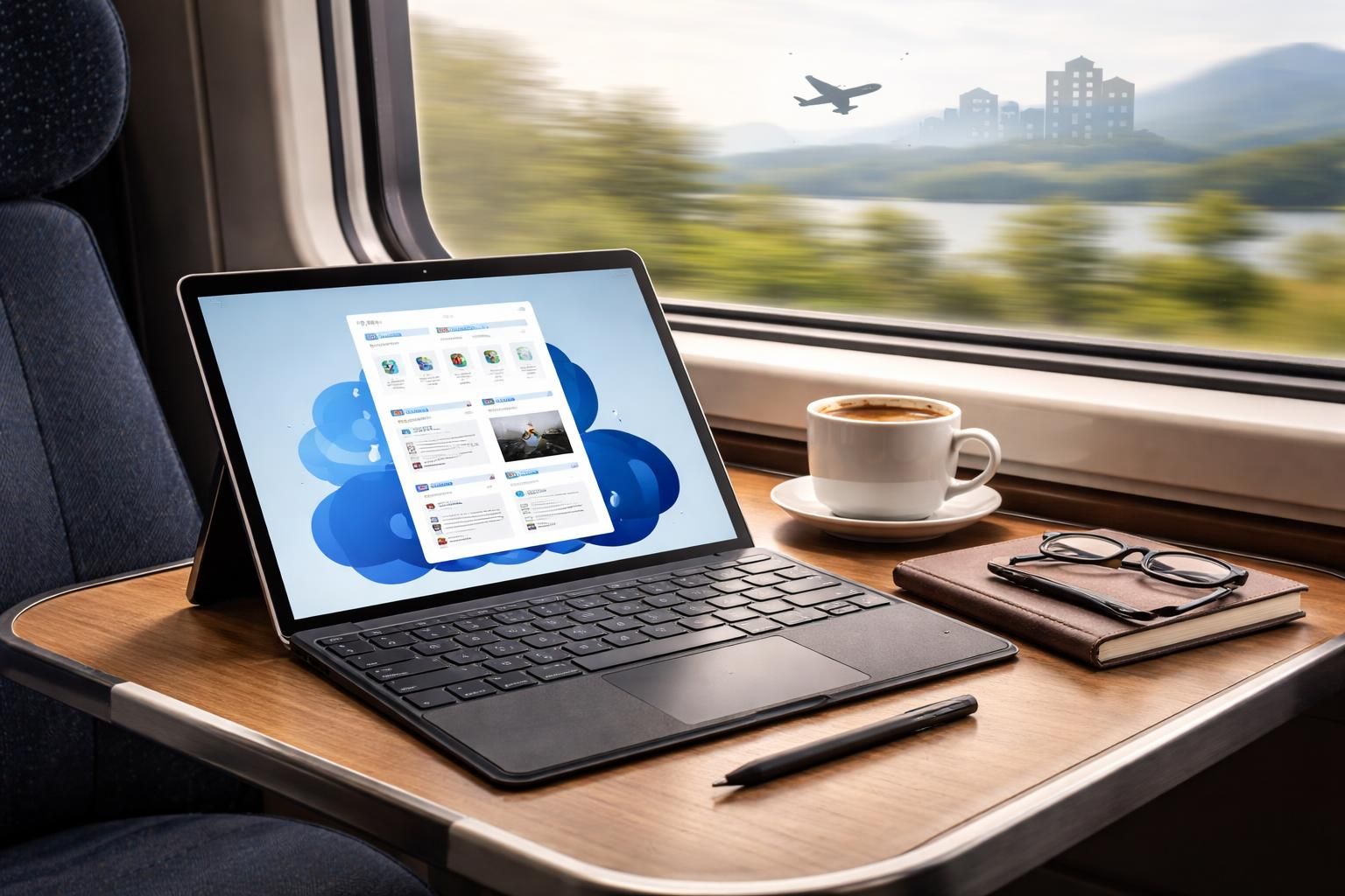 découvrez comment la surface pro de microsoft est l'outil idéal pour vos voyages en train, avion et hôtel, offrant performance et portabilité pour rester productif partout.