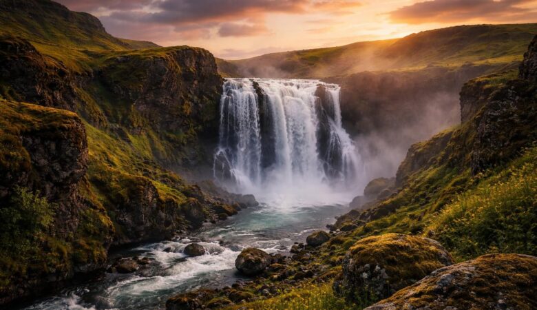 découvrez les secrets cachés de fagrifoss, une cascade islandaise spectaculaire. guide complet pour visiter ce joyau naturel et profiter d'un paysage à couper le souffle.