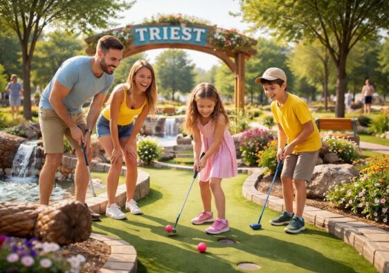 découvrez pourquoi le mini-golf du triest est l'activité familiale idéale : amusement garanti, cadre convivial et accessible à tous les âges pour des moments inoubliables en famille.