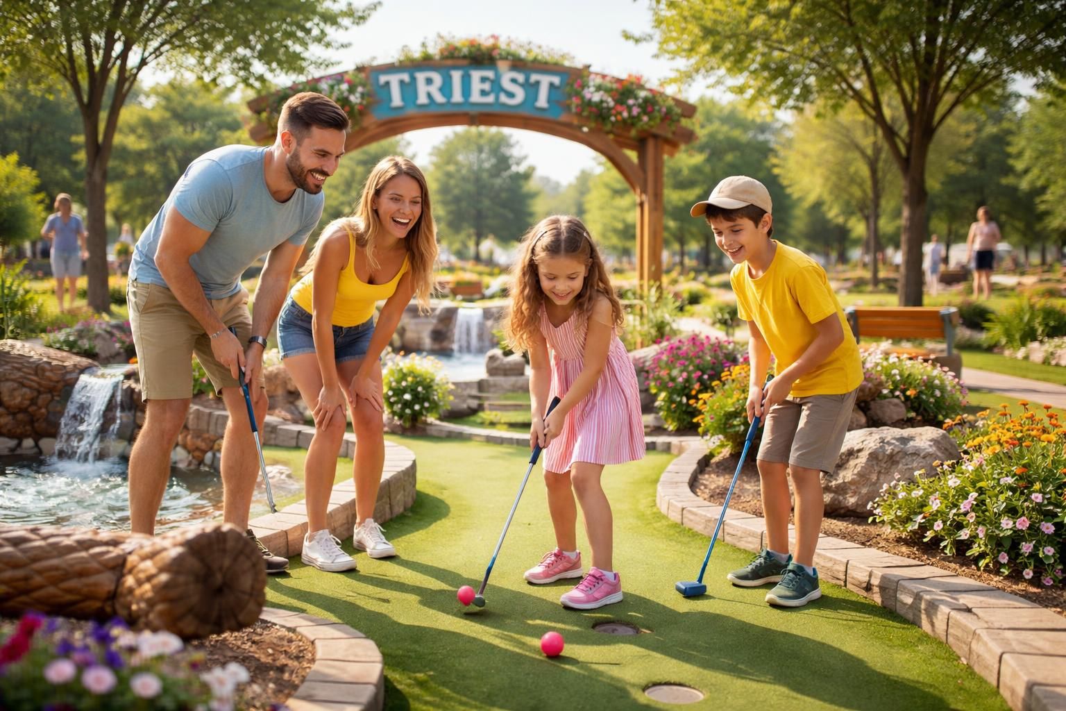 découvrez pourquoi le mini-golf du triest est l'activité familiale idéale : amusement garanti, cadre convivial et accessible à tous les âges pour des moments inoubliables en famille.