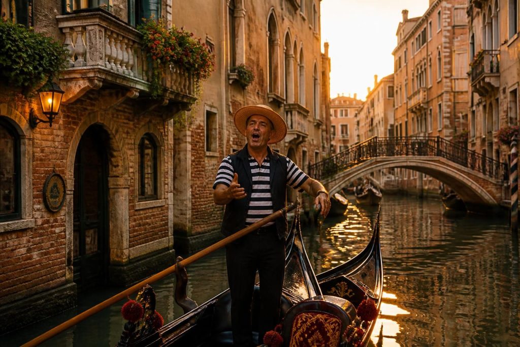 découvrez la magie des chants des gondoliers à venise, une mélodie envoûtante qui accompagne la balade sur les célèbres canaux de la ville.