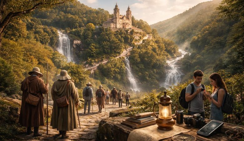 découvrez un voyage captivant à travers le temps au sanctuaire du bon jésus du mont, un lieu chargé d'histoire et de spiritualité, alliant patrimoine exceptionnel et panorama époustouflant.