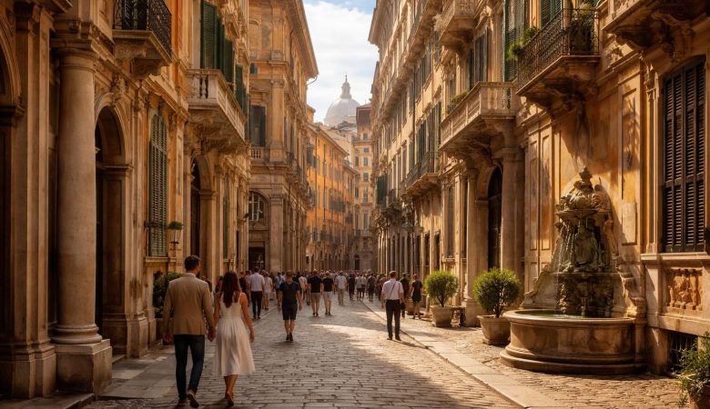 découvrez via garibaldi, une promenade incontournable au cœur du patrimoine historique et architectural de gênes, entre palais majestueux et ambiance italienne authentique.