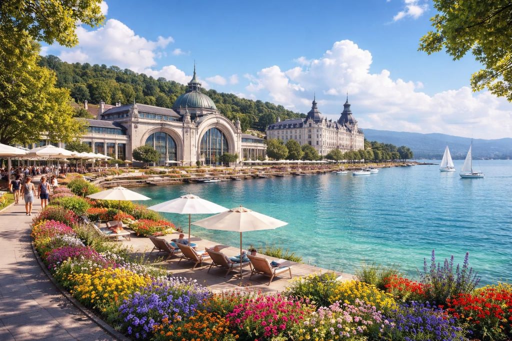 découvrez les incontournables d'évian-les-bains avec notre guide complet : plages, thermes, promenades et trésors culturels à ne pas manquer lors de votre visite.